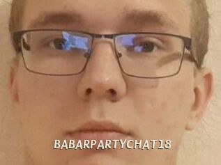BABARPARTYCHAT18