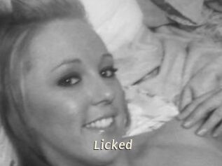 Licked