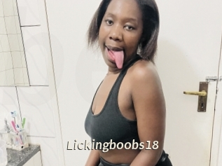 Lickingboobs18